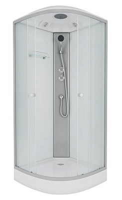 Душевая кабина NG-4302-14 (1000х1000х2150)  низкий поддон ст.матовое