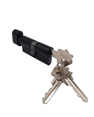 Ключевой цилиндр BUSSARE CYL3-60 TR BLACK (черный)