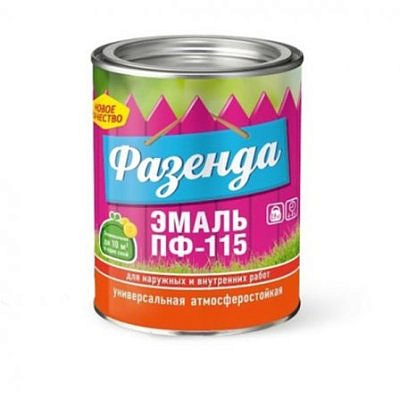 Эмаль ПФ-115 ФАЗЕНДА желтая 20кг