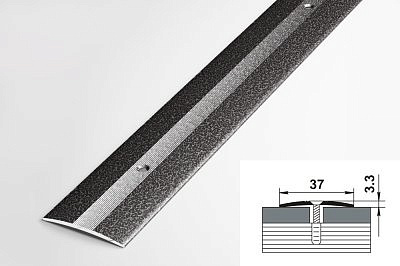 Профиль ПС03 серебро антик 37*900