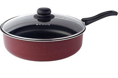 Сотейник SCOVO Эксперт d 260мм стеклянная крышка 6/8 СЭ-019