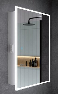 Зеркало шкаф Alavann Rita 60 белый