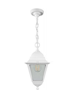 Светильник садово-парковый белый Feron 04-60-001НБУ, 32269   (на  цепочке 325 мм)  E27, 230V 60W