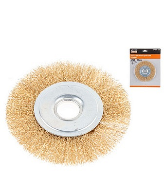 Щетка  дисковая гофрированная 125мм*22мм Gepard