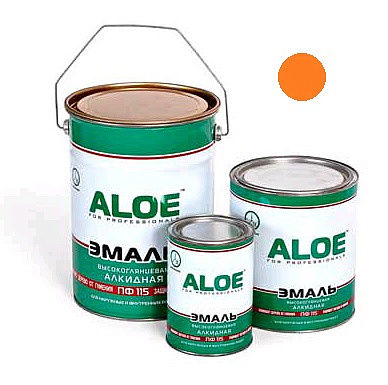 Эмаль ALOE ПФ-115 Оранжевый 2кг