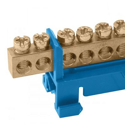 Шина нулевая на DIN  "Стойка"  10 Navigator