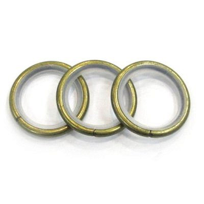 Комплект колец бесшумных с круглым сечением золото антик 10 штук 16 мм СФ16-410-24 