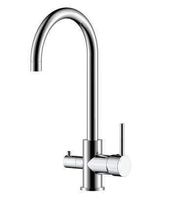 Смеситель для кухни ROSSINKA  Z35-28 однорычажный с подключением к фильтру с питьевой водой 