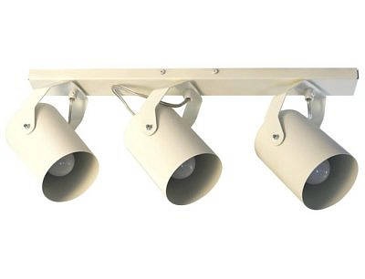 Светильник потолочный ЭЛЕТЕХ Трек 01 3х60 514 белый матовый/белый