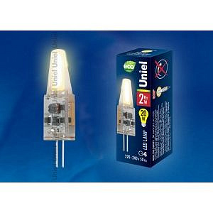G4 JC 220V 2W 3000 2К 38*10 силикон 