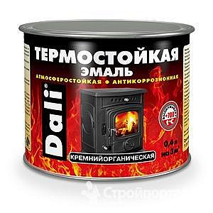 Эмаль термостойкая DALI Серебро 0,4л