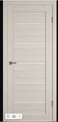 Дверь межкомнатная ВФД Atum Pro X27 Scansom Oak 70 стекло White Cloud
