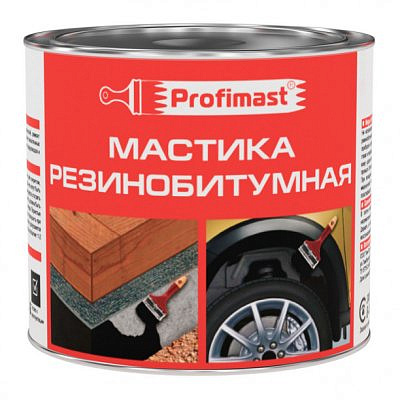 Мастика резинобитумная Profimast  2л/1,8кг