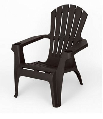 Кресло пластиковое Майами шоколад  M-GS02