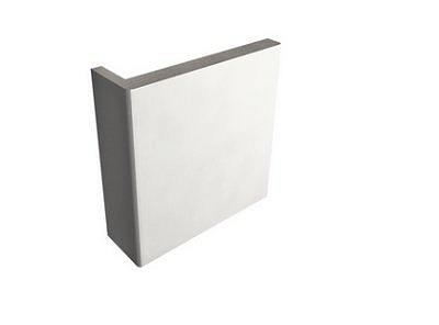 Наличник ALBERO vinyl Белый плоский телескопический 70мм