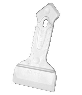 Шпатель DECOR 80мм двусторонний, резиновая ручка 308-1080