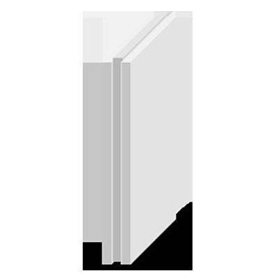 Плита пазогребневая Магма 667х500х80 полнотелая