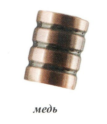 Наконечник Цилиндр медь D16  16.01.23.400