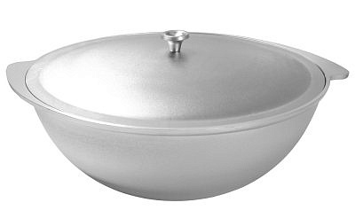 Казан 12л для плова Алюминий с крышкой К120