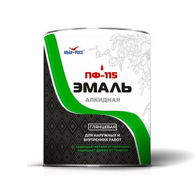 Эмаль ПФ-115 Альбатрос NEW салатная 2,7кг