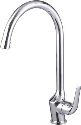 Смеситель для кухни Lemark LM1205C плюс Эдван с высоким поворотным изливом хром