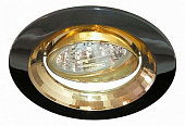 Светильник точечный Feron DL2009 черный металлик золото MR16 G5.3