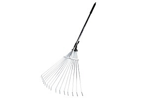 ГРАБЛИ ВЕЕРНЫЕ РЕГУЛИР. С ТЕЛЕСКОП. РУЧКОЙ  (1/12) "FEONA" 004-0220