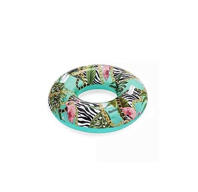 Круг для плавания "Цветочная фантазия" 114см, c ручками, от 12 лет Bestway 36302 