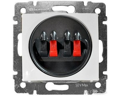 Механизм розетки СП Valena для динамиков бел. 774424 