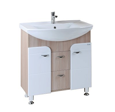 Тумба Стиль Оника 75.13 с раковиной Стиль 75 Kirovit