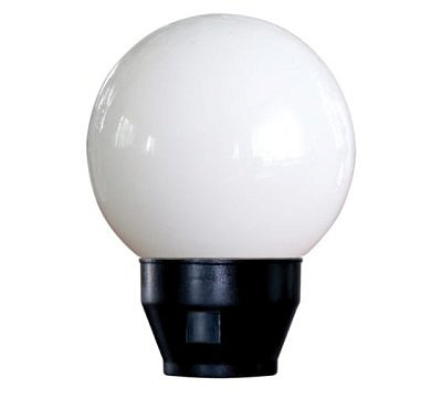 Светильник уличный настенный ЭЛЕТЕХ Шар 180  06 60 02 опал IP44 корпус черный  