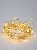 Гирлянда КОСМОС "Золотые нити" 10м 100 мельч светодиодов на тонкой медной проволоке с трасформатором KOCNL-EL151