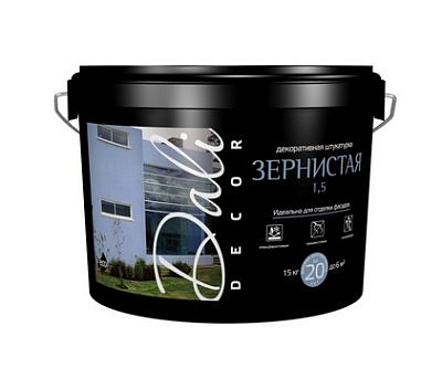 Штукатурка декоративная DALI-dekor Зернистая 15кг(зерно 1,5мм)