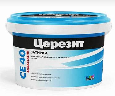 Затирка Церезит  эластичная водоотталкивающая СЕ 40/2 Чили №37 (2 кг)