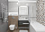 Плитка керамическая Laparet Betonhome 20х50 графитовый
