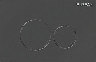 Клавиша смыва универсальная BL-4101-BL черная (BLISSAN)