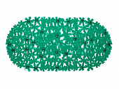 Коврик AQUA-PRIMA Цветы 66*35см зеленый