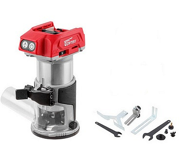 Аккумуляторный фрезер кромочный Wortex CMM 1835