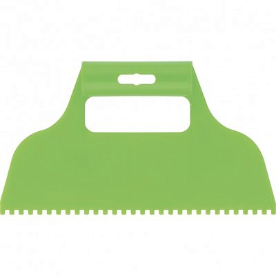 Шпатель для клея пластмассовый зубчатый 4*4мм Сибртех 86014