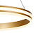 Светильник  светодиодный SHINING RING AL 588 золото 60w 4200 Lum  4000k,IP 20 41698