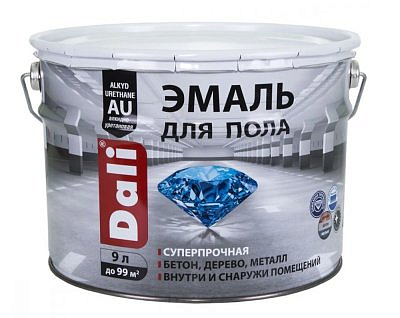 Эмаль DALI для пола универсальная 9л База С