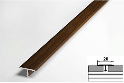 Профиль ЛС10 венге 18*9*2700