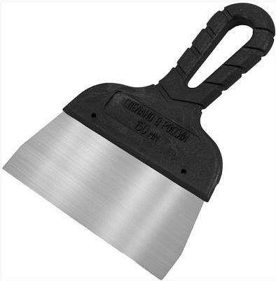 Шпатель DECOR 80мм нержавеющая сталь,пластиковая ручка 311-0080