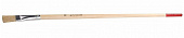 Кисть плоская тонкая STAYER"UNIVERSAL-STANDARD"натуральная щетина деревянная ручка №14*15мм 0124-14