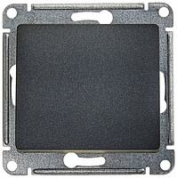 Механизм  переключателя 1-клавиша с подсветкой  антрацит SchE GSL000761