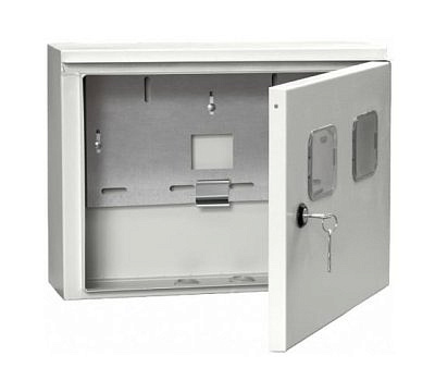 Корпус щита учета под 1-ф счет. ЩУ-1/2-0 74 У1 IP54 ИЭК