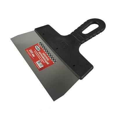 Шпатель фасадный нерж.200мм пластмассовая ручка КЕДР