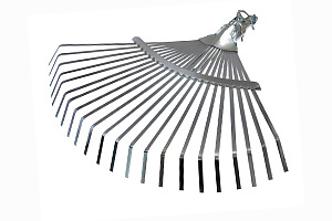 Грабли веерные плоский зуб