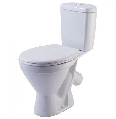 Компакт Rosa Стандарт белый с сиденьем