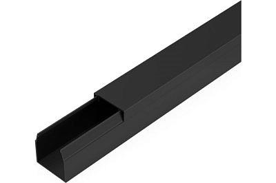 Кабель-канал черный 16x16 2м Промрукав